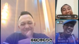 Foto. Live Tiktok Owner Bani Insan Peduli Ali Zainal Abidin sekaligus Berbagi bertepatan Di Malam 1 Muharram 1448H
