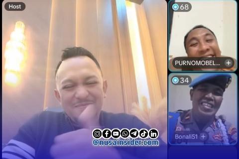 Foto. Live Tiktok Owner Bani Insan Peduli Ali Zainal Abidin sekaligus Berbagi bertepatan Di Malam 1 Muharram 1448H