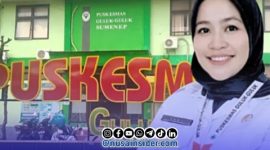Foto. Kepala Puskesmas Guluk-Guluk, dr. Sari Yuli Yarti, M.Kes.,