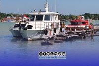 Foto. Tampak Kapal Patroli KSOP Kelas IV Kalianget di Pelabuhan Milik PT Garam Sumenep