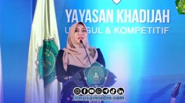 Foto. Anggota DPD/MPR RI, Dr Lia Istifhama, S.Sos.i., M.E.I saat menghadiri Wisuda Siswa SMP Khadijah Surabaya