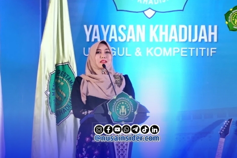Foto. Anggota DPD/MPR RI, Dr Lia Istifhama, S.Sos.i., M.E.I saat menghadiri Wisuda Siswa SMP Khadijah Surabaya
