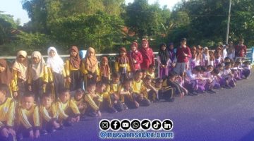 Foto. Kegiatan Jalan-jalan Sehat UPTD SDN Paseyan 1 Sampang