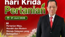 Foto. Ucapan Selamat Hari Krida Pertanian 2026 dari Kepala DKPP Sumenep Chainur Rasyid, M.Si