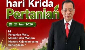 Foto. Ucapan Selamat Hari Krida Pertanian 2026 dari Kepala DKPP Sumenep Chainur Rasyid, M.Si