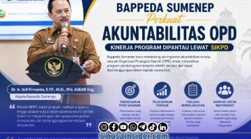 Foto. Kepala Bappeda Sumenep, Dr Ir Arif Firmanto, S.TP., M.Si.IPU ASEAN Eng. 