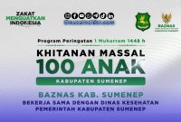Foto. Flayer Khitanan Massal di Sumenep