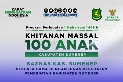 Foto. Flayer Khitanan Massal di Sumenep