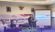 Foto. Rapat Kerja Daerah (Rakerda) Serikat Media Siber Indonesia (SMSI) Jawa Timur 2026 di Life Hotel Sidoarjo.