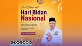 Foto. Flayer Ucapan Selamat Hari Bidan Nasional dari Ketua PKDI Sumenep, Ubaid Abdul Hayat