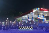 Foto. Antrean Panjang di SPBU Legung kecamatan Batang-batang Sumenep pada Rabu 24 Juni 2026 Malam