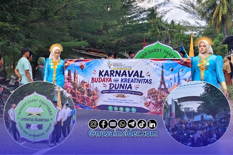 Foto. Pagelaran Budaya dan Kreativitas Dunia Lembaga Pendidikan Lughatul Islamiyah Desa Legung Timur kecamatan Batang-batang Sumenep