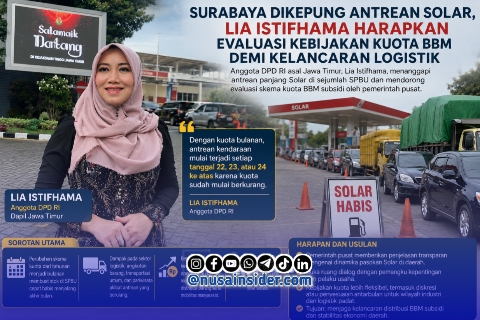 Foto. Anggota DPD/MPR RI Dr Lia Istifhama, S.Sos., M.Si Istimewa : For nusainsider.com
