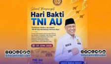 Foto. Flayer Ucapan Selamat Hari Bhakti TNI AU dari Ketua PKDI Sumenep