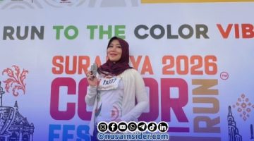 Surabaya Color Run Festival 2026, Ning Lia Sebut Olahraga Harus Menyenangkan dan Inklusif