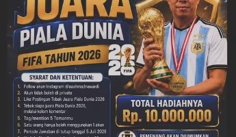 Foto. Poster Tebak Piala Dunia (Pildun) 2026
