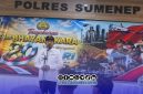 Foto. Bupati Sumenep Dr H Achmad Fauzi wongsojudo, SH.,MH saat Hadir ke Acara Hari Bhayangkara ke-80
