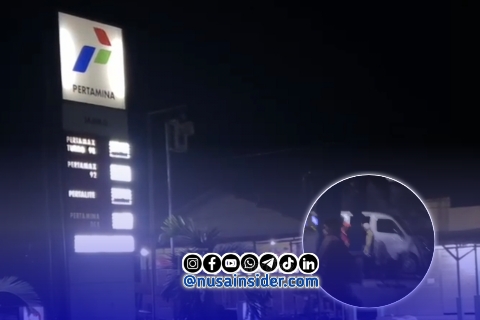 Foto. SPBU Ganding Sumenep dan Dugaan Penampakan Pengisian BBM Jenis Pertalite ke Mobil Jenis Luxio