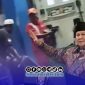 Foto. Tangkapan Layar saat SPBU Kecamatan Ganding lakukan pengisian ke Jerigen dan Foto Presiden Republik Indonesia Prabowo Subianto. 