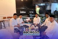 Foto. Silaturahmi Persiapan Ansor Bershalawat 2026 bersama PCNU Sumenep