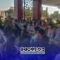Foto. Seruan Aksi Badan eksekutif Mahasiswa kabupaten Sumenep (BEMSU) di Depan kantor Pemkab setempat, Senin 6/7/2026.