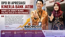 Foto. Ning Lia Istifhama Puji keberlangsungan Bank Jatim Dalam Meningkatkan Profit Daerah