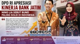 Foto. Ning Lia Istifhama Puji keberlangsungan Bank Jatim Dalam Meningkatkan Profit Daerah