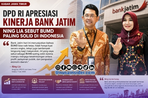 Foto. Ning Lia Istifhama Puji keberlangsungan Bank Jatim Dalam Meningkatkan Profit Daerah