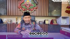 Foto. Screenshot Video Ucapan Harkopnas ke-79 dari Bupati Sumenep yang beredar di Grup Whatsapp 