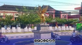Foto. Tampak Bangunan RSUD Moh Anwar Sumenep dari arah Utara depan Pemkab Sumenep