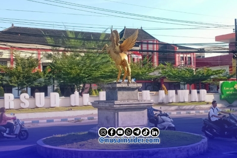 Foto. Tampak Bangunan RSUD Moh Anwar Sumenep dari arah Utara depan Pemkab Sumenep