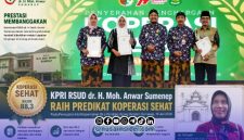 Foto. Torehan Prestasi RSUD Moh Anwar Sumenep, 16 Juli 2026 dari Pemkab setempat. 