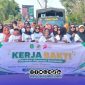 Foto. Kerja Bakti Bersama Dekopinda Kabupaten Sumenep dalam Rangkaian Harkopnas ke-79