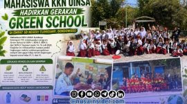 Foto. Gerakan Green School KKN UINSA Surabaya - Jawa Timur