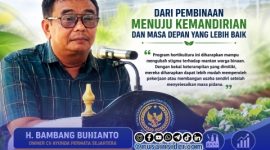 Foto. Owner CV Ayunda Permata Sejahtera - Pamekasan, H Bambang Budianto. 