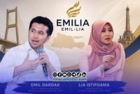 Foto. Lia Istifhama (Kanan), Emil Dardak (Kiri) 