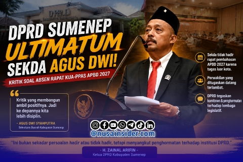Foto. Ketua DPRD Sumenep, H Zainal Arifin