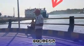 Foto. Oknum petugas pelabuhan yang diduga Hendak melakukan Pelecehan kepada Penumpang asal Kepulauan Sapudi
