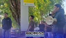 Foto. Aksi Jaring Demokrasi Sumekar di Polresta Sumenep