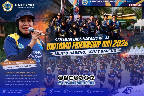 Foto. Rangkaian Dies Natalis ke-45 Universitas Dr. Soetomo Surabaya Jawa Timur