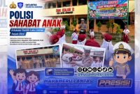 Foto. Giat Polresta Sumenep (Polisi Sahabat Anak) di SDN Kolor Sumenep