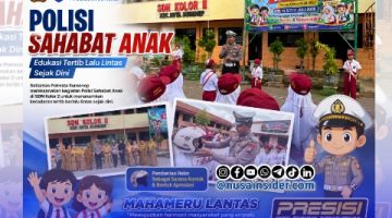Foto. Giat Polresta Sumenep (Polisi Sahabat Anak) di SDN Kolor Sumenep