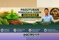Foto. Ketua Paguyuban Pengusaha Rokok (PR) kabupaten Sumenep, H Syafwan Wahyudi. Istimewa for nusainsider.com/Redaksi