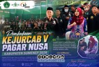 Foto. Anggota DPD/MPR RI Dr Lia Istifhama, S.Sos., S.Sos.i., M.E.I saat Hadir di Acara Kejurcab V Pagar Nusa Sumenep