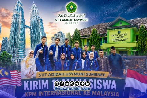 Foto. KMP STIT Aqidah Usymuni Sumenep ke Malaysia