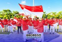 Foto. Pembukaan Rentetan Hari Kemerdekaan Republik Indonesia ke-81 di Halaman Pemkab Sumenep