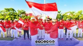 Foto. Pembukaan Rentetan Hari Kemerdekaan Republik Indonesia ke-81 di Halaman Pemkab Sumenep