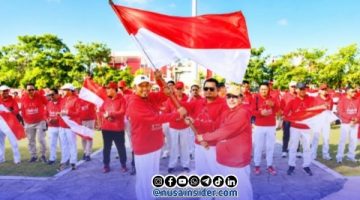 Foto. Pembukaan Rentetan Hari Kemerdekaan Republik Indonesia ke-81 di Halaman Pemkab Sumenep