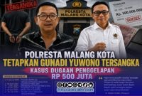Foto. Pelapor, Insan Kamil (Kanan), Oknum Tersangka dugaan Penipuan, Gunadi (Kiri)