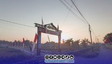 Foto. Gerbang Kampung Pocang Timur kecamatan Lenteng Sumenep